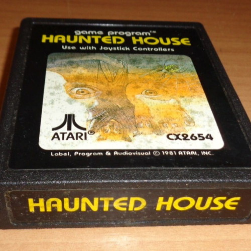 Atari 2600 Haunted House cartridge used, puzzle game