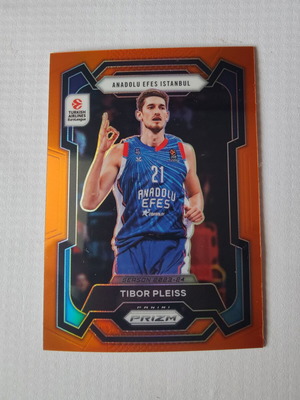 2023-24 Panini-Prizm Euroleague Basketball Tibor Pleis Orange Prizm 04/49 #160