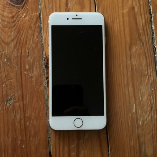 iPhone 8 64GB used, battery health 72%, broken back, mic and camera issues