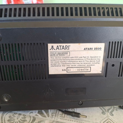 Atari 2600 Darth Vader console with 2 joysticks and 5 games