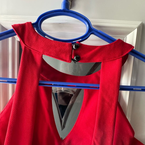 Evening dress new, red, size XL