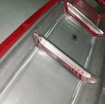 Serving platter with compartments new for nuts