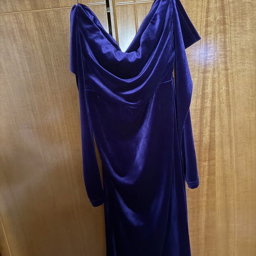 Twenty 29 dress new, velvet, size L 40 12, purple
