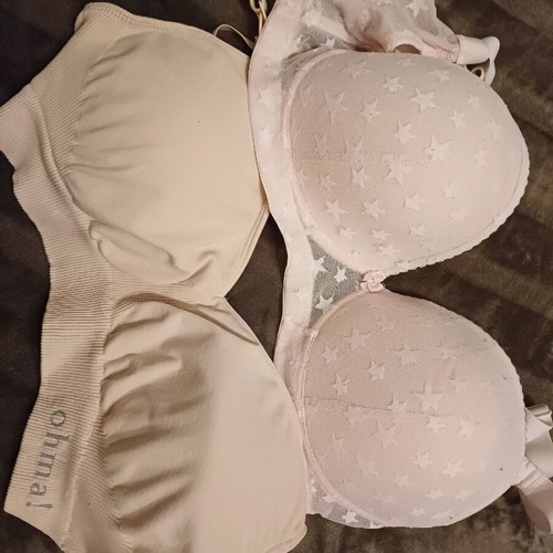 Nursing bras like new, Prenatal 40C pink and Leto M beige
