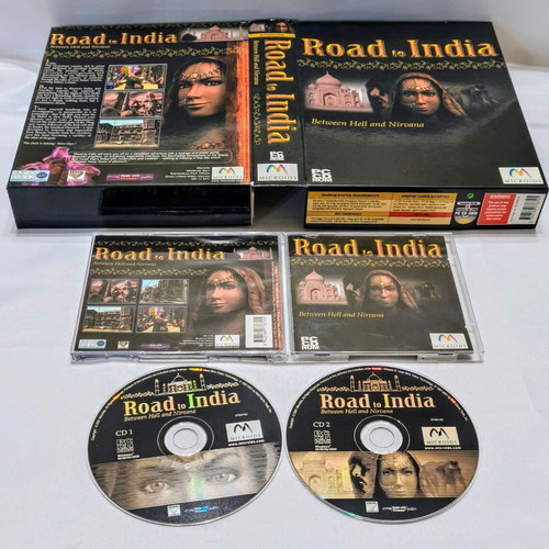 Road to India PC game like new, adventure, big box