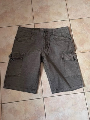 Vintage man shorts used, gray, size S, with minor stains