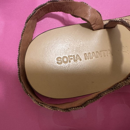 Sofia Manta sandals like new, size 37, beige