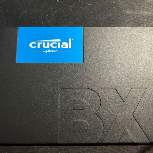 Crucial BX500 480GB SSD used, 2.5 inch SATA III
