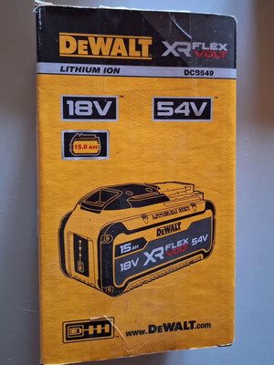 DeWalt DCB549 54V 15Ah Battery new