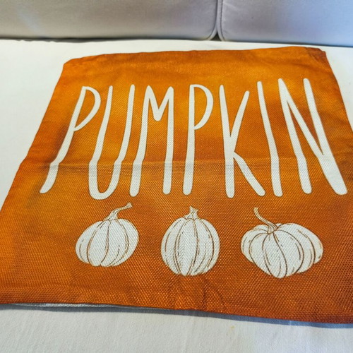 Decorative pillowcase 45x45 cm like new, synthetic material