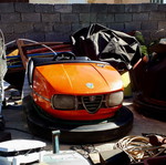 Colliding car Alfa Romeo