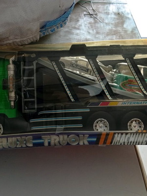 Tri-axle truck with two vehicles new 40cm