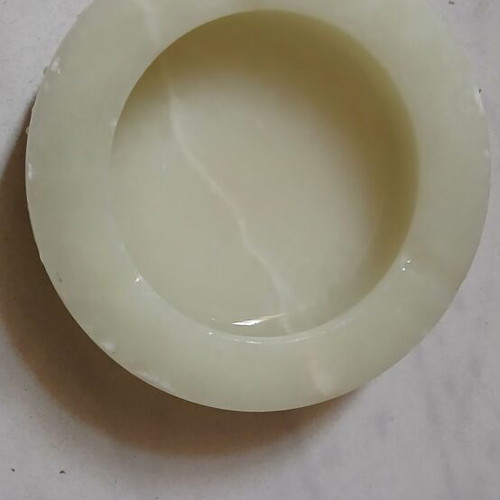 Onyx ashtray 13cm vintage used