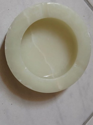 Onyx ashtray 13cm vintage used