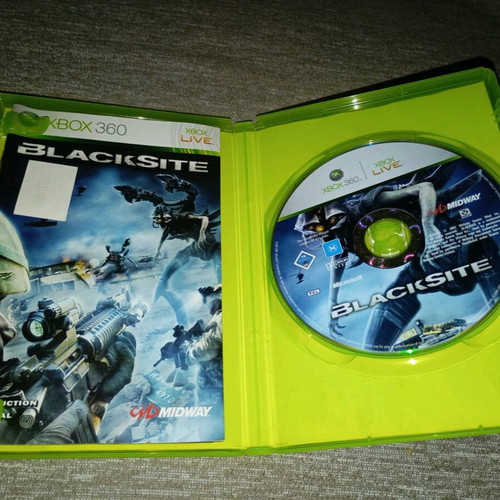 Blacksite Xbox 360 like new, complete shooting game