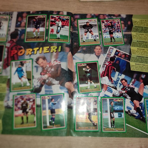 Panini Supercalcio 1996-1997 sticker album used, complete