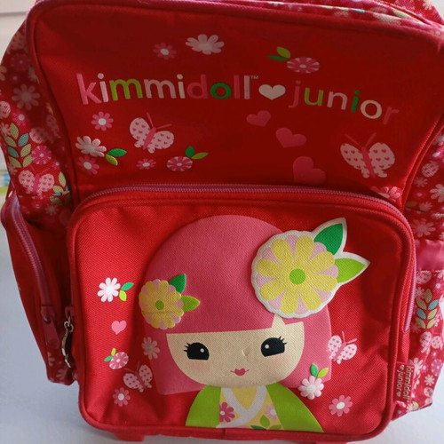 Kimmidoll wheeled children's kindergarten bag used