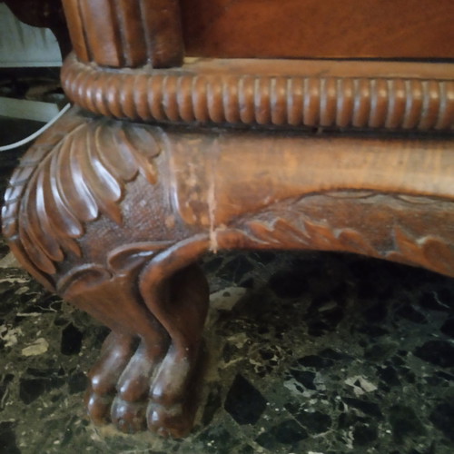 Antique walnut buffet from the 50s used