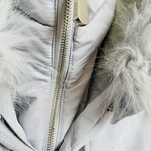Guess Belted Down Jacket light grey like new, size S