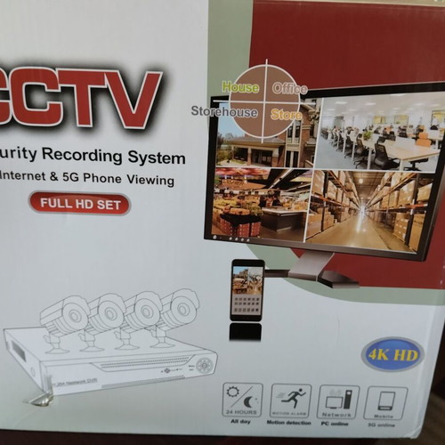 Cameras with recorder new, four for indoor and outdoor use