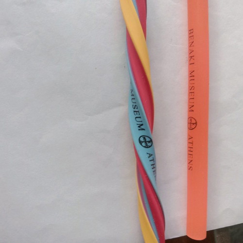 Benaki Museum erasers unique shaped, elastic, 32 cm