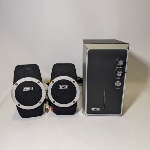 Sweex SP002 2.1 Computer Speakers 175W used