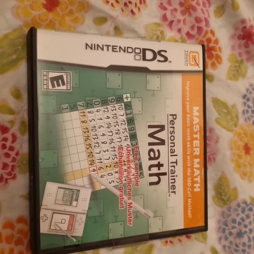 Personal Trainer Math Nintendo DS like new, complete in box