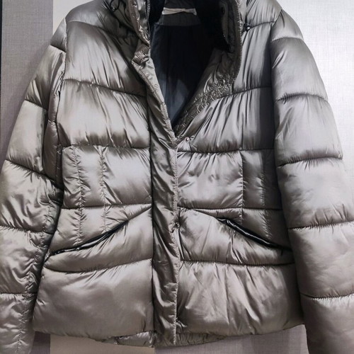 Mango jacket like new, silver olive