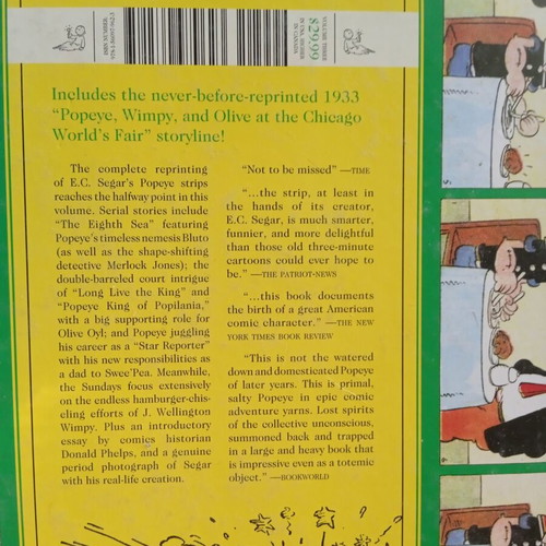 Popeye Vol. 3: "Let's You and Him Fight" hardcover like new, Fantagraphics 2008