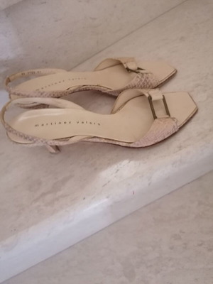 Martinez Valero sandals like new, size 40/41, beige and grey