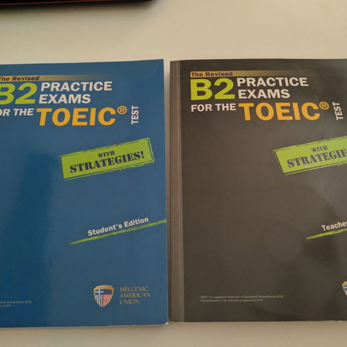 English Books B2 Practice Exams for the TOEIC Test like new