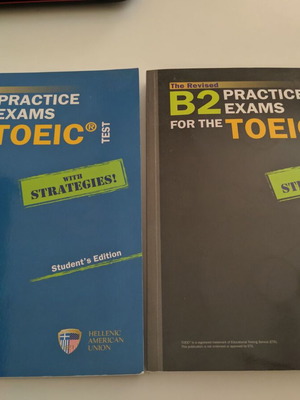 English Books B2 Practice Exams for the TOEIC Test like new