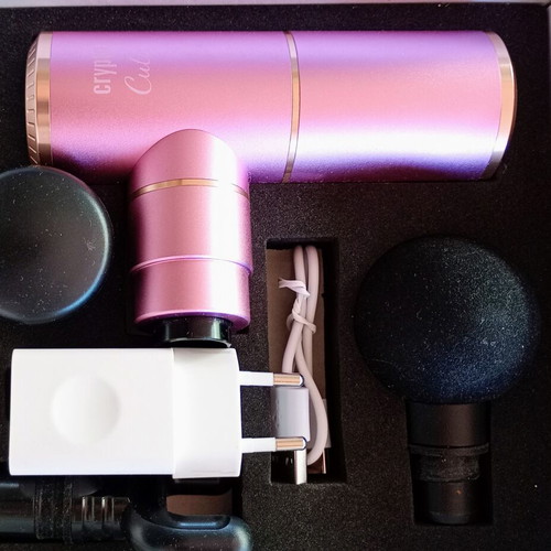 Massage Gun Crypto Cute like new with accessories