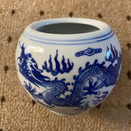 Jingdezhen blue-and-white porcelain set, 6 pieces, new