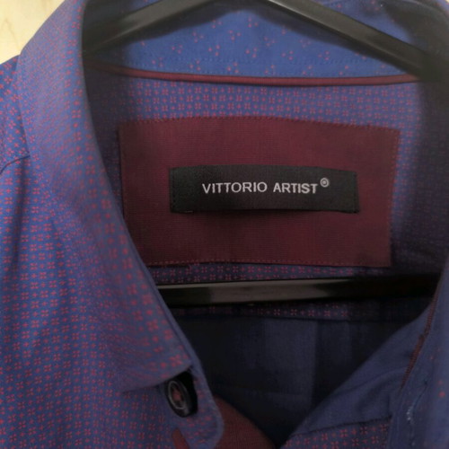 Vittorio Artist men's shirt like new, size M, purple