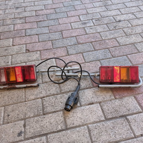 Unitec bike rack for 2 bikes, foldable towbar mount