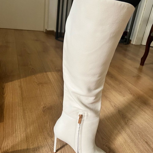 Eva Longoria leather boots new, size 39, beige