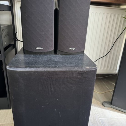 Marantz Home Cinema Set with Mirage speakers and B&W subwoofer used