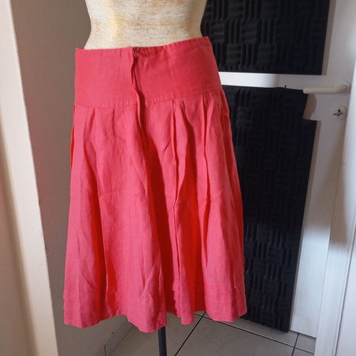 Atmosphere linen skirt pink S/M like new