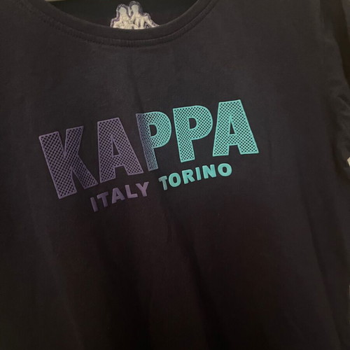 Kappa summer t-shirt dark blue used, size M