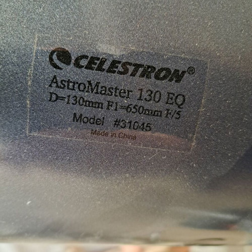 Celestron AstroMaster 130 EQ telescope used
