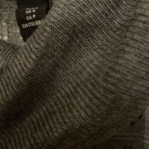 H&M knitted dress gray size S like new