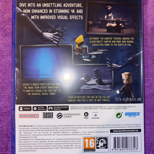 Little Nightmares II Enhanced Edition PS5 game