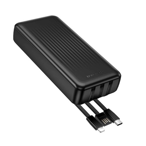 Borofone Power Bank 20000mAh with USB-C, Lightning and USB-A new