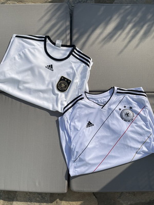 Adidas Germany National Team Football Jerseys bundle of 2 used, white XL