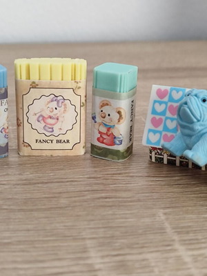 Vintage γόμες και ξύστρα Fancy Bear, Taiwan