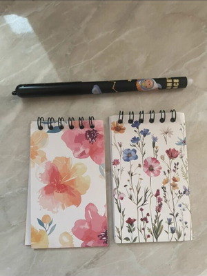 Pocket notebooks set of 2 with pen like new