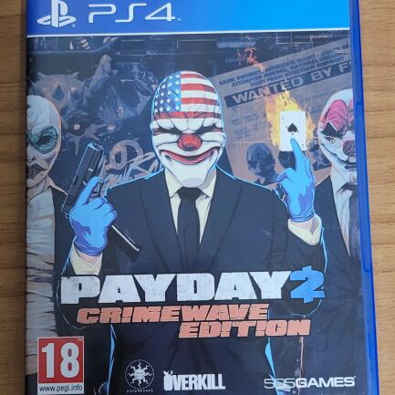 Payday 2 Crimewave Edition PS4 game, European version