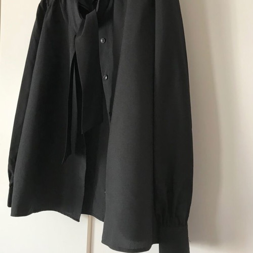 Vintage black shirt used, size XL 42, polyester