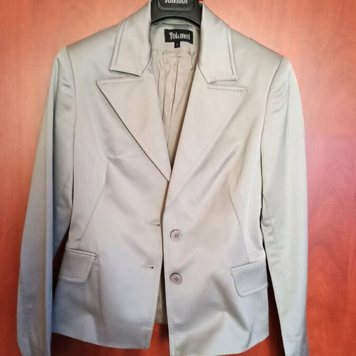Toi&Moi Mid-Length Jacket like new, gray with design